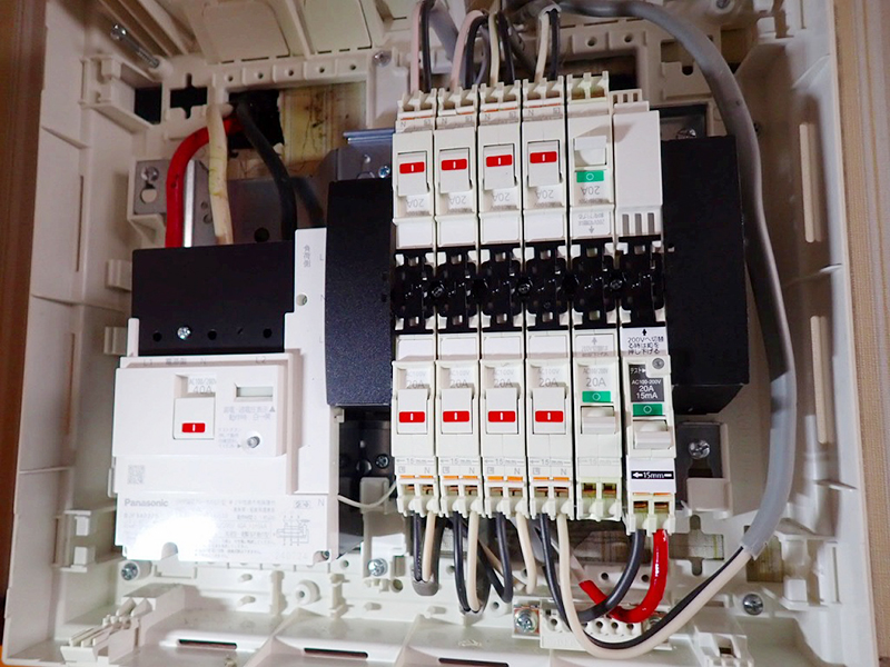 分電盤の工事
