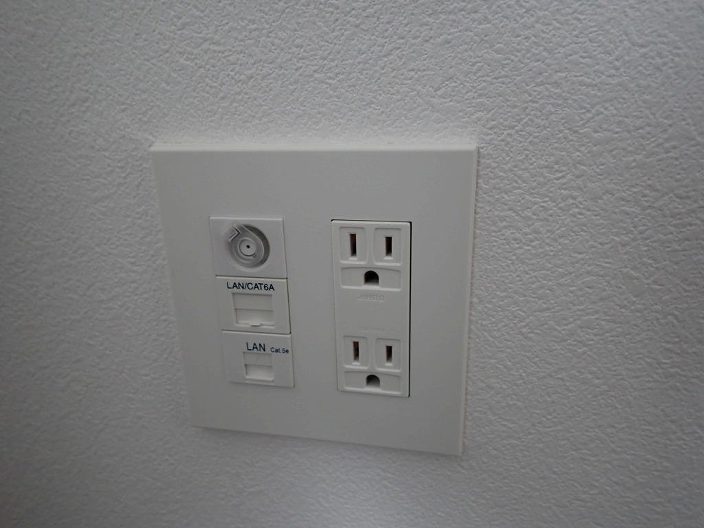 流山市ポラス新築LAN配線工事カテゴリー6A(cat6a)　