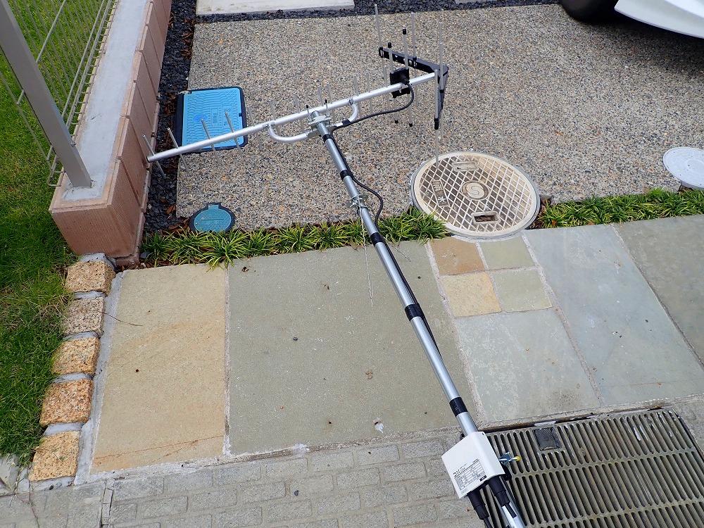屋根裏アンテナ設置