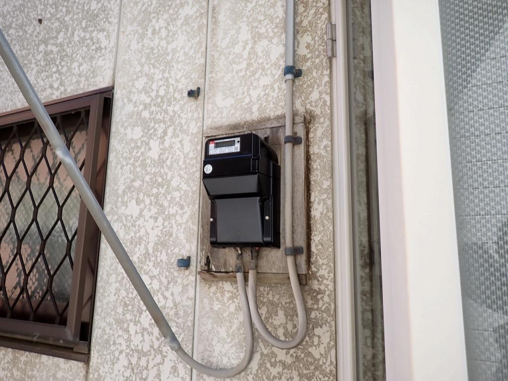 野田市電線の補修