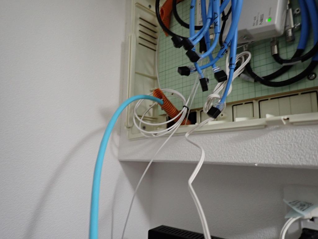カテゴリー6A(cat6a)LAN配線工事　千葉県松戸市ポラス住宅
