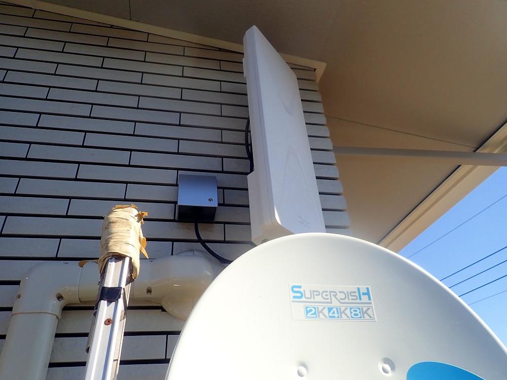 新築テレビアンテナ工事