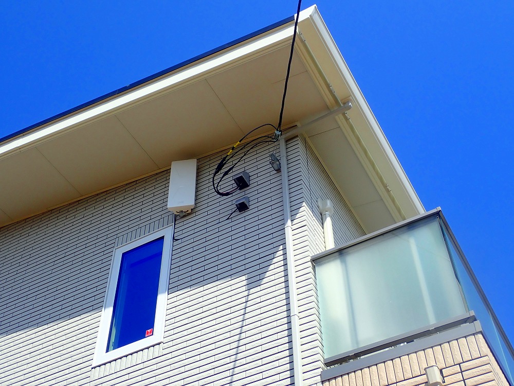 柏市新築テレビアンテナ工事