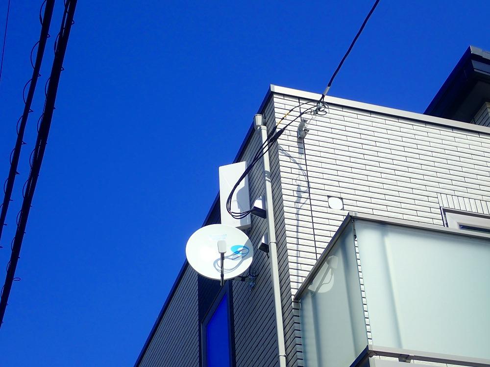 テレビアンテナ取付