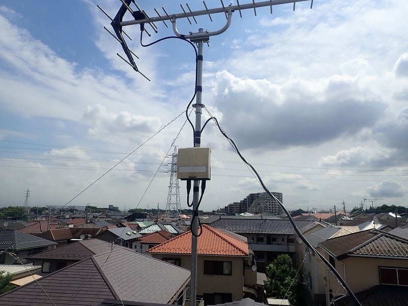 BSアンテナ取付