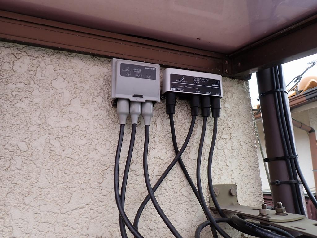 アンテナ配線工事