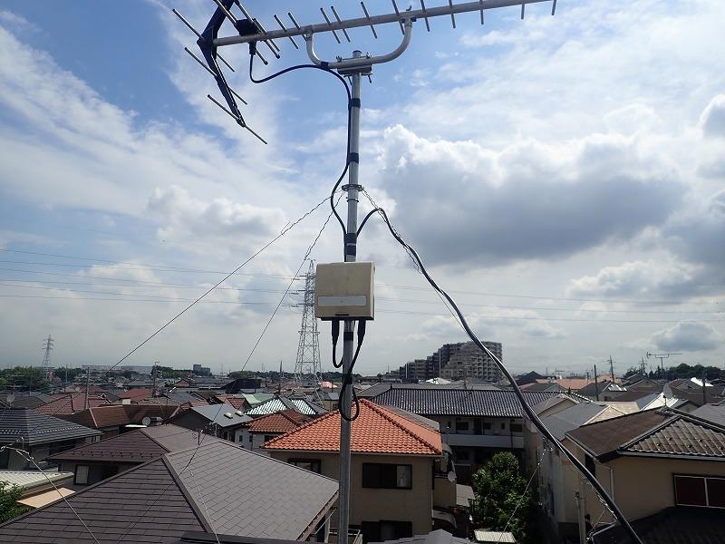 BSアンテナ取付