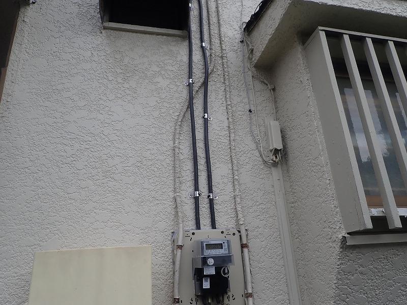 単2から単3切り替え工事