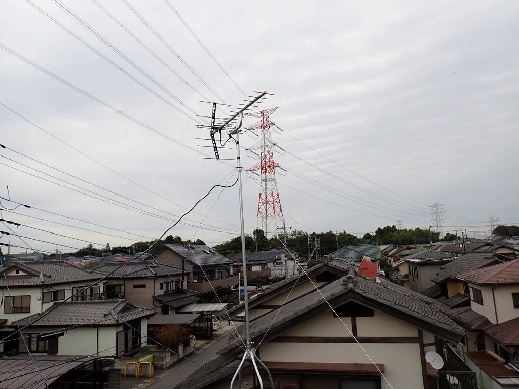 八木式アンテナ取付
