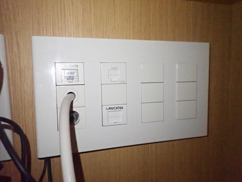 配管有りのLAN工事