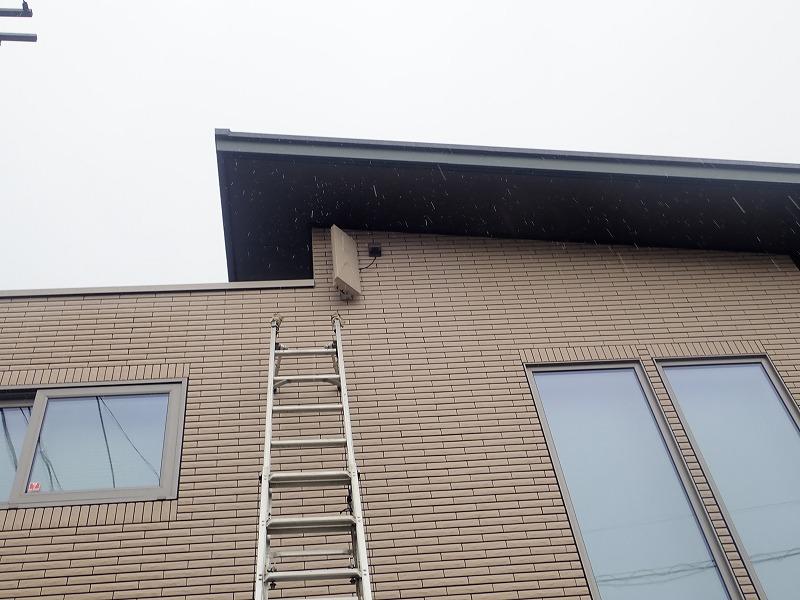 新築テレビアンテナ取付工事