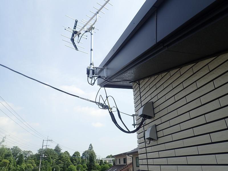 テレビアンテナ設置工事