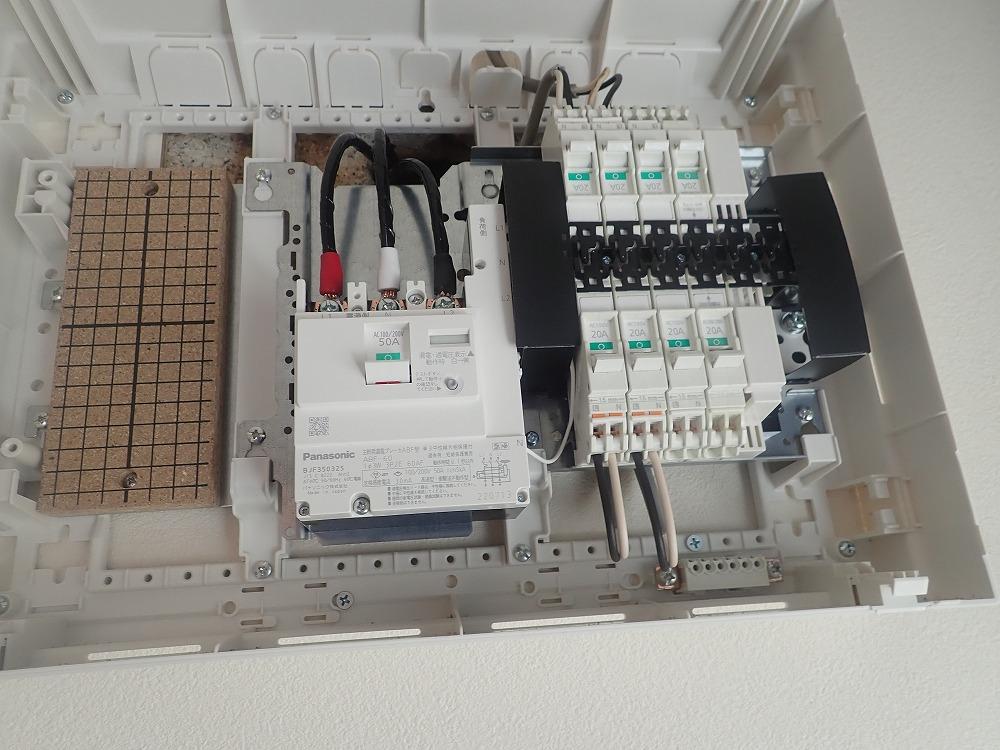 アンペアアップの工事