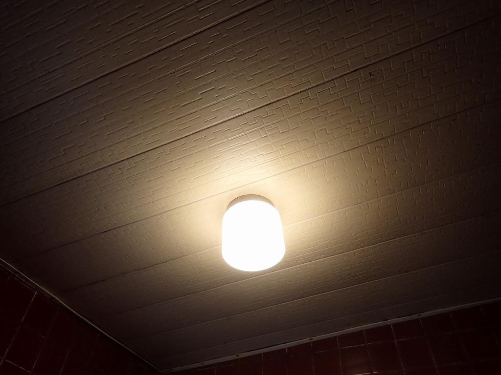 浴室照明交換工事