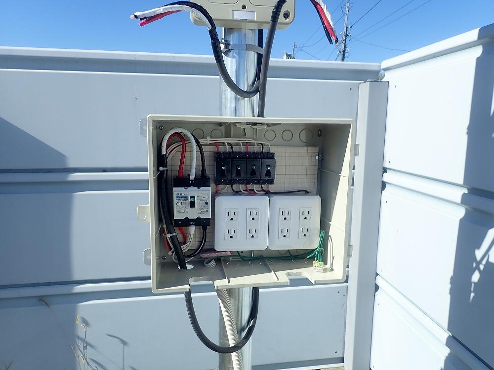 倉庫資材置き場電気工事　千葉県