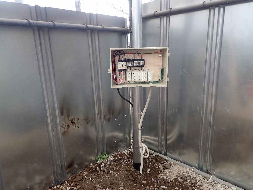 物置に電気を引きたい