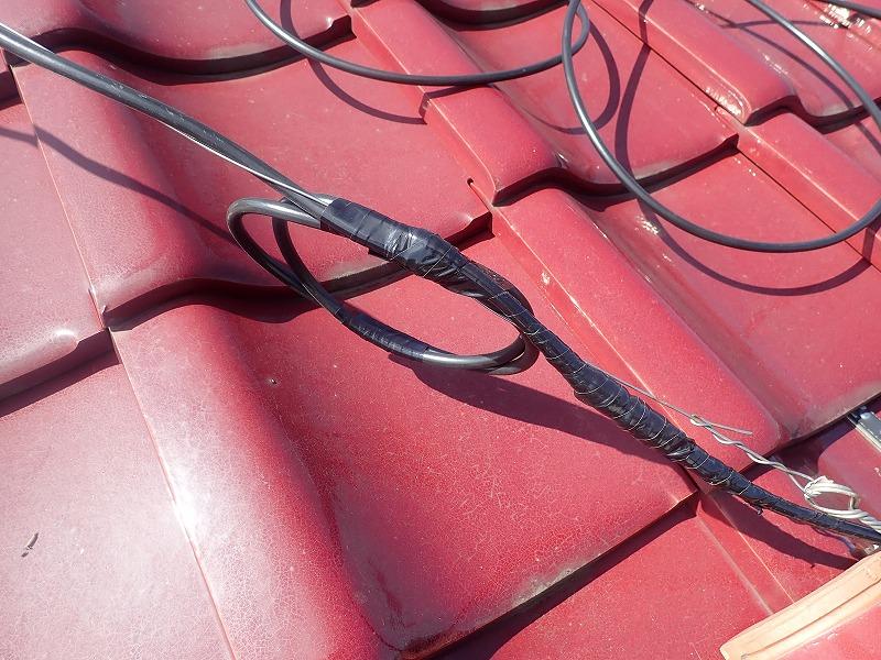 アンテナの点検と修理で伺う