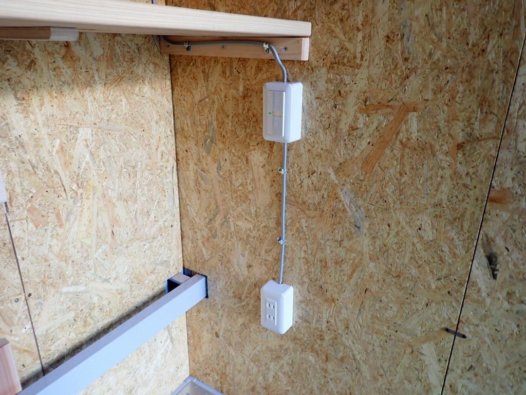 ガレージ電気配線