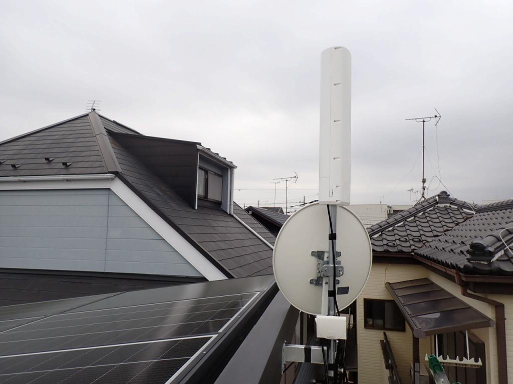 松戸市新築アンテナ取付工事