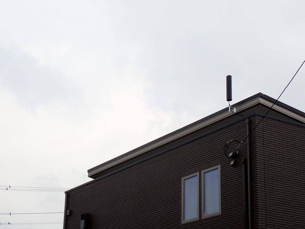 小山市一条工務店新築アンテナ工事