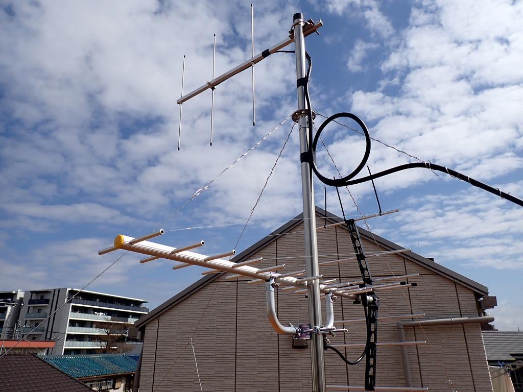 無線用アンテナ取付工事