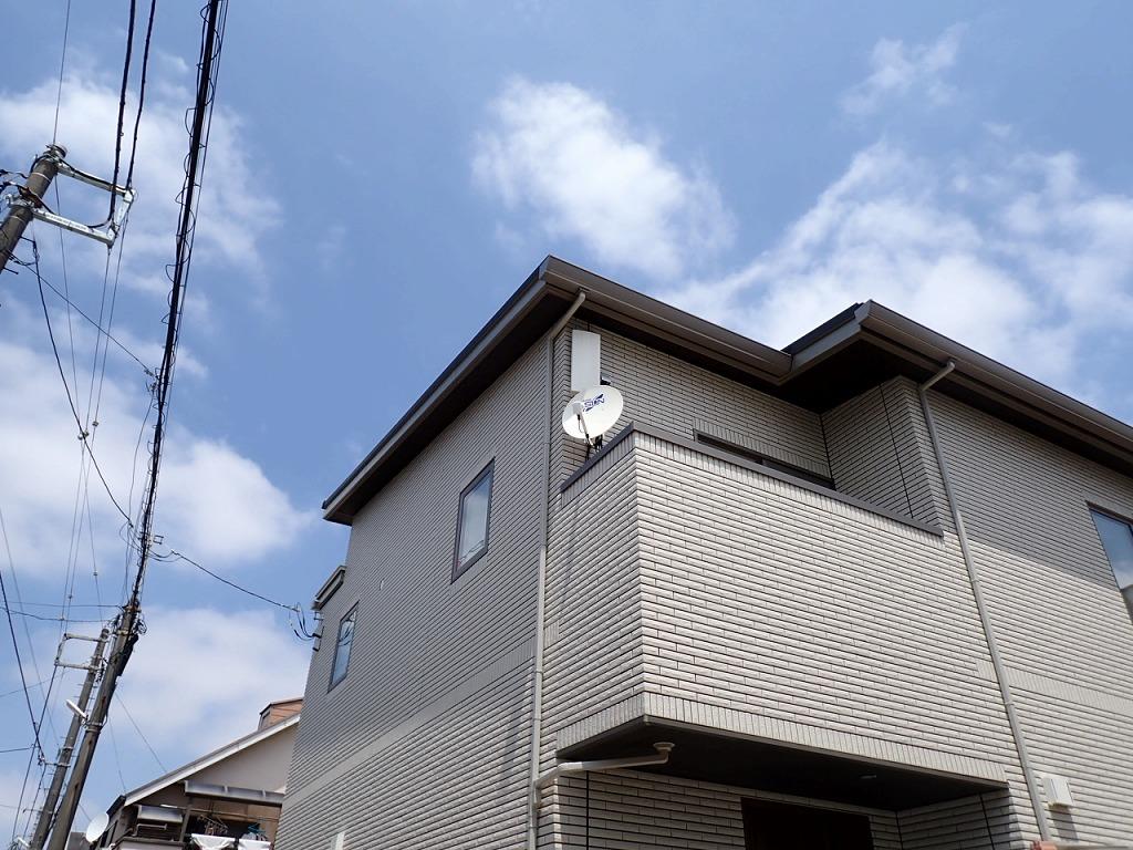 一条工務店新築テレビアンテナ取り付け