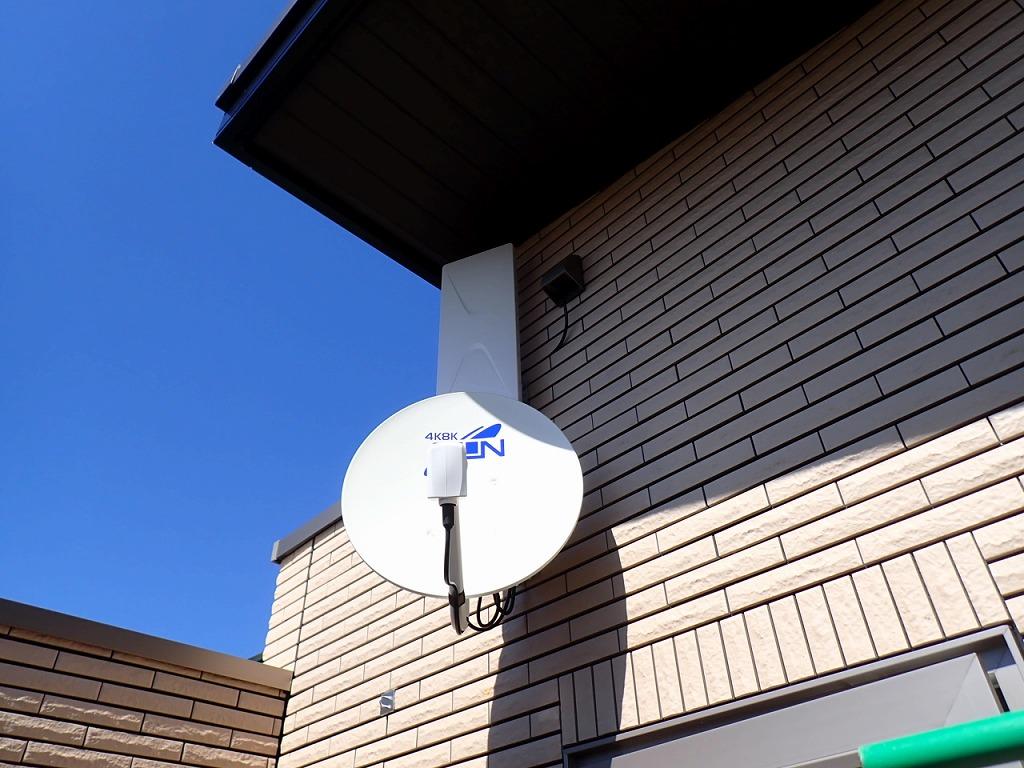新築テレビアンテナ工事　我孫子市