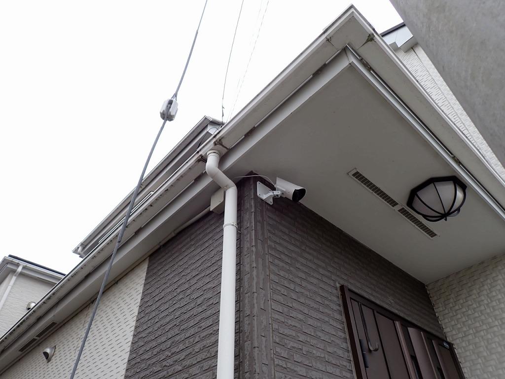 草加市防犯カメラ取付