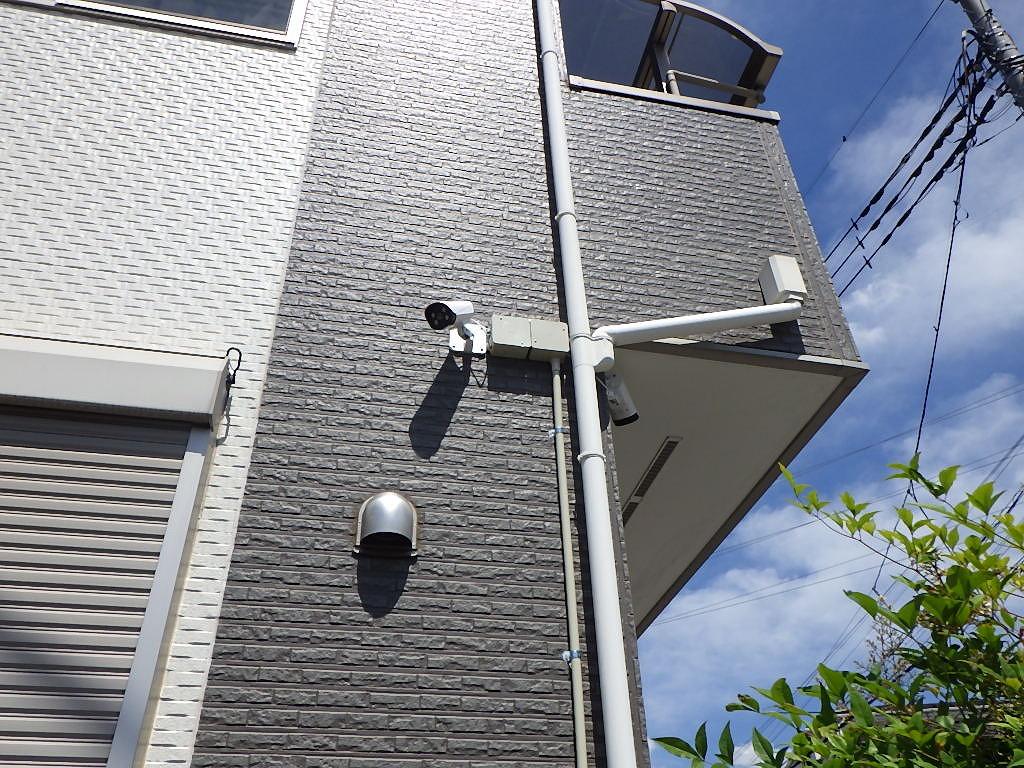 埼玉県草加市防犯カメラ取付