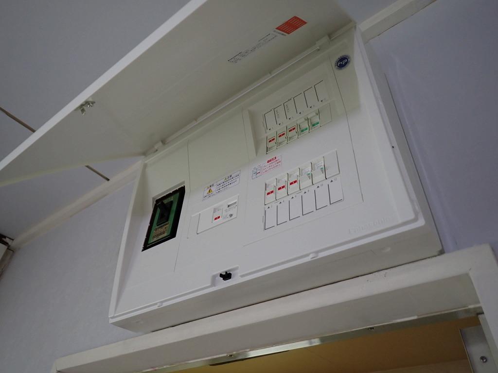 取手市分電盤交換、エアコンコンセント