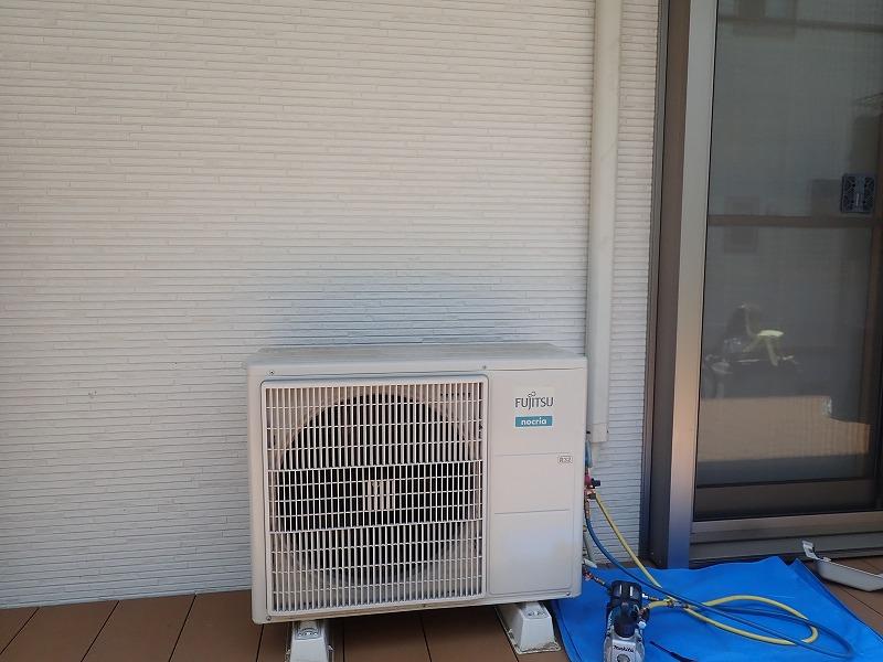 エアコン室外機移動工事