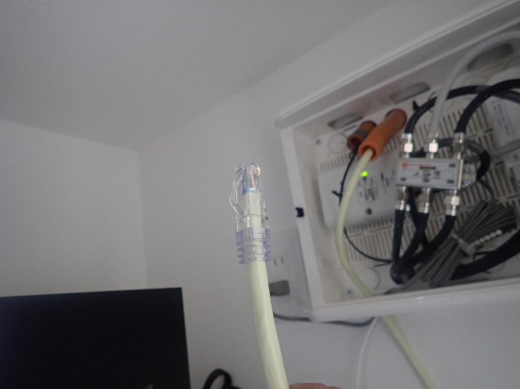 カテゴリー6A(cat6a)LAN配線