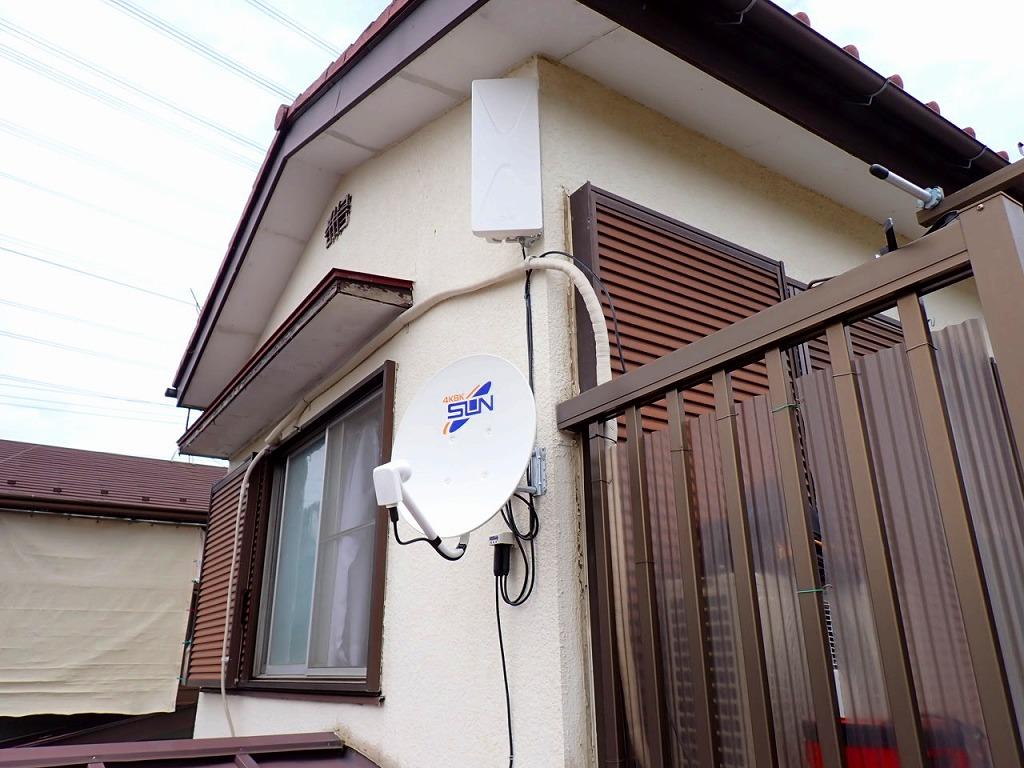 地デジBSアンテナ工事